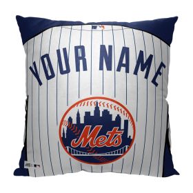 [Personalization Only] OFFICIAL MLB Jersey Personalized Pillow - New York Mets
