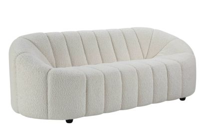 Osmash White Teddy Sherpa Sofa