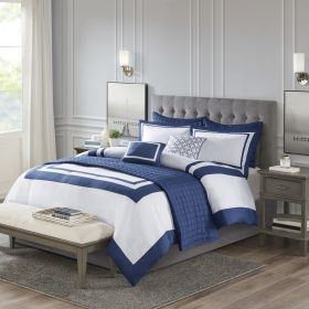 8 Piece Comforter and Quilt Set Collection (Color: as Pic)